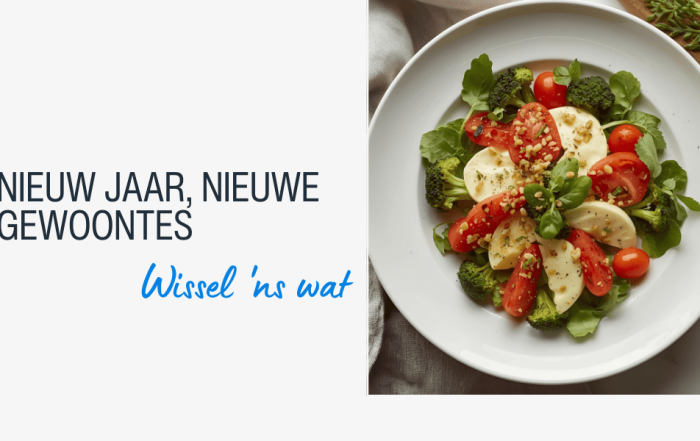 Nieuw jaar, nieuwe gewoontes. Wissel ns wat